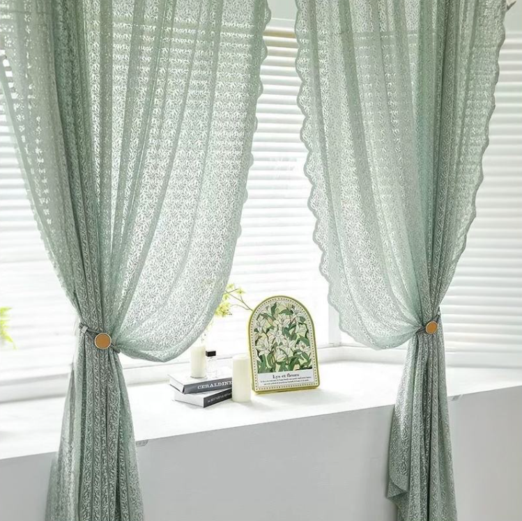 Sheer Korean-Style Transparent Curtains