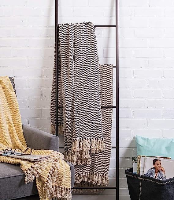 Modern Cotton Woven Throw Blanket