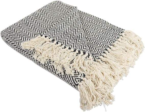 Modern Cotton Woven Throw Blanket