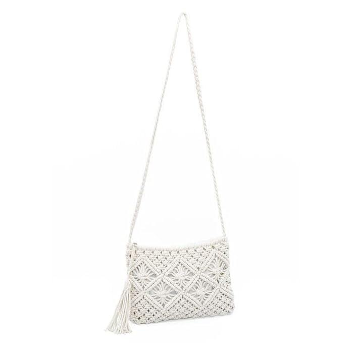 Modern Boho Frill Crochet Tote Bag