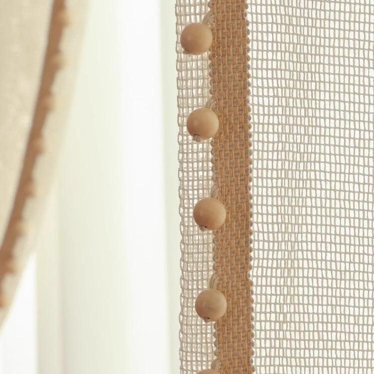 Modern Sheer Mesh Fabric Window Curtains