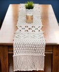 Macrame Table Runner, Handmade Boho Wedding Table Linen