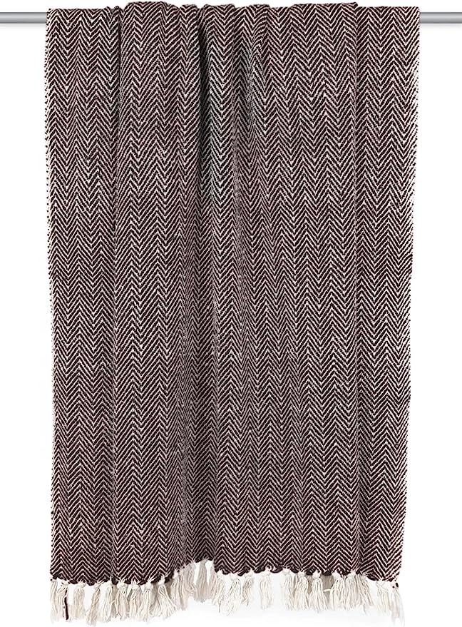 Modern Cotton Woven Throw Blanket