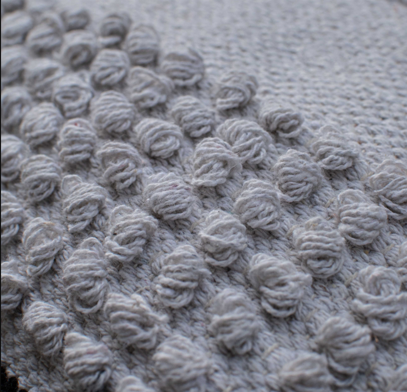 Modern Style 100% Cotton Woven Textured Pillow Cover with Zipper Closure